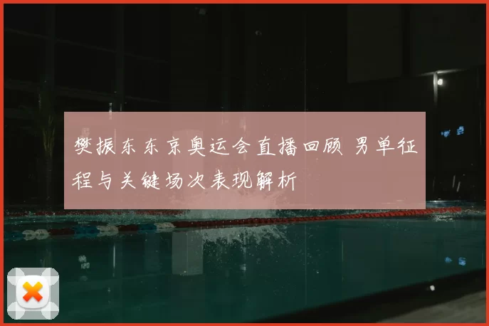 樊振东东京奥运会直播回顾 男单征程与关键场次表现解析