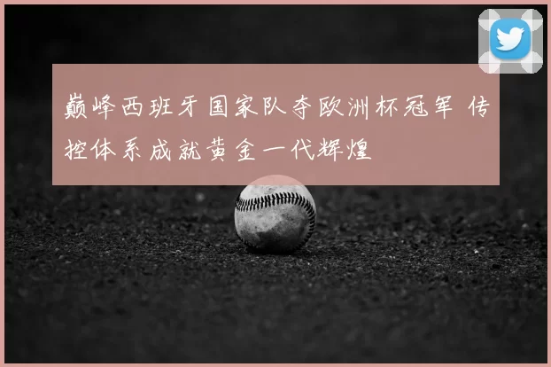 巅峰西班牙国家队夺欧洲杯冠军 传控体系成就黄金一代辉煌