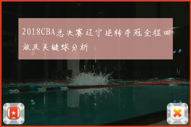 2018CBA总决赛辽宁逆转夺冠全程回放及关键球分析